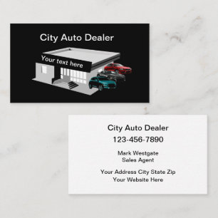 Modèle de carte de visite pour concessionnaire aut