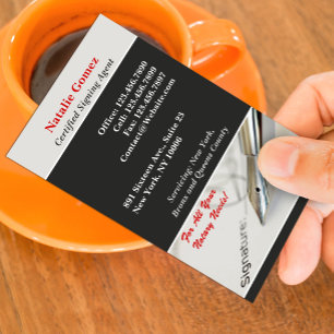 Modèle de carte de visite professionnelle de notai