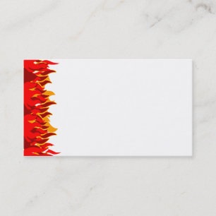 Modèle de carte de visite Red Flames
