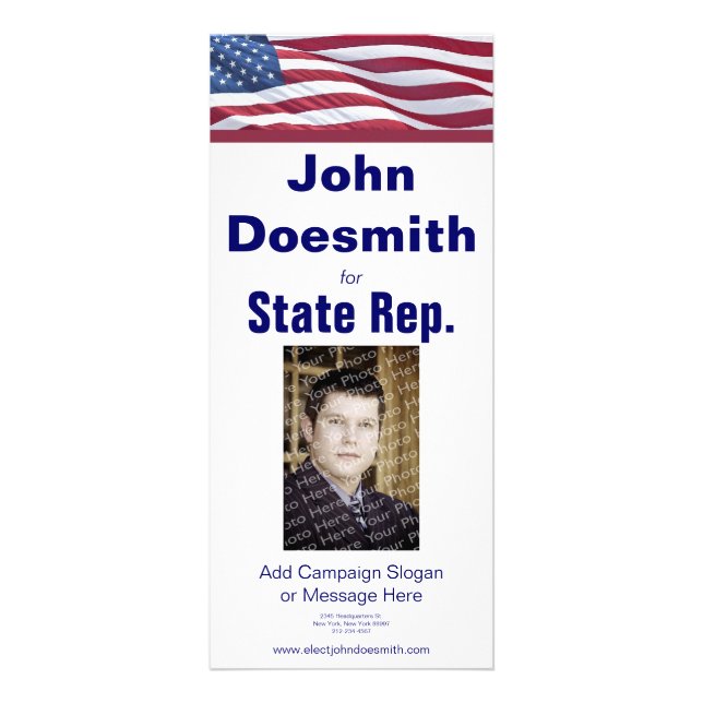 Modèle de carte électorale politique (Devant)