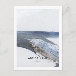 Modèle de carte postale Artiste personnalisée