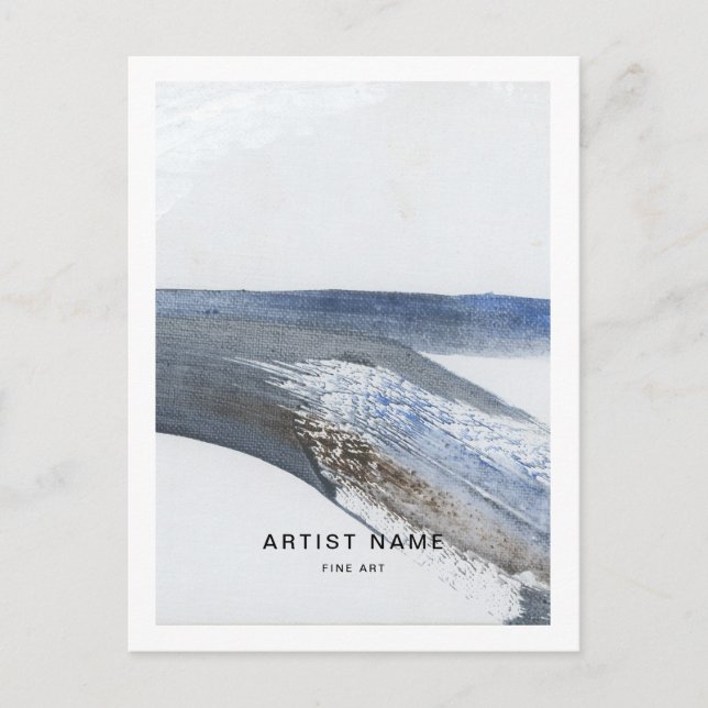 Modèle de carte postale Artiste personnalisée (Devant)