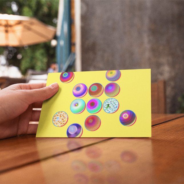 Modèle de carte postale Balls & Bubbles № 27 (Créateur téléchargé)