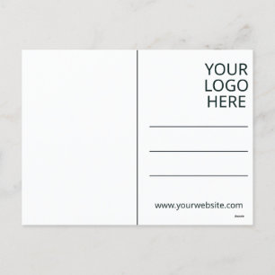 Modèle de carte postale de remerciement personnali
