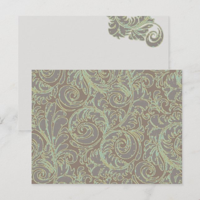 Modèle de carte postale n° 6 (Devant / Derrière)