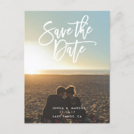 Modèle de carte postale pour annoncer la date du m