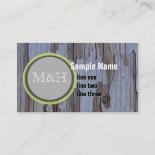 modèle de carte professionnelle bois patiné photo 