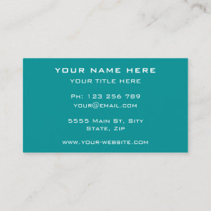 Modèle de carte professionnelle personnalisée Votr