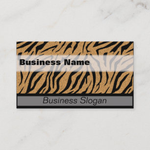 Modèle de carte professionnelle Tiger Print