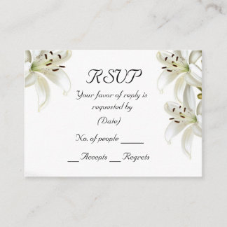 Modèle de carte RSVP