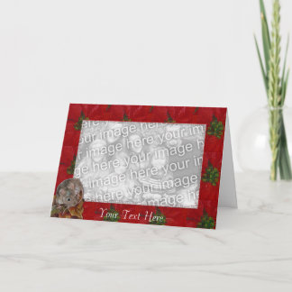 Modèle de carte - Souris de Noël