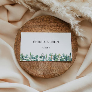 Modèle de cartes de Mariage de verdure