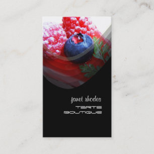 Modèle de cartes de visite pour boulangerie, pâtis
