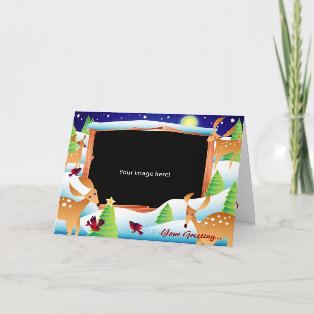 Modèle de cerfs communs de neige (Devant)