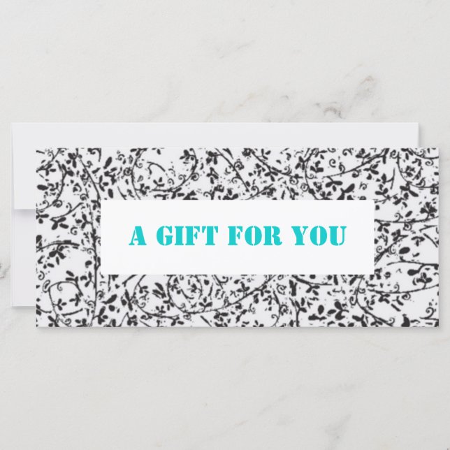 Modèle de certificat cadeau Ditsy2 (Devant)