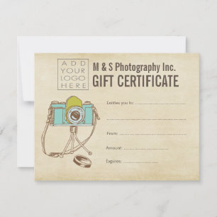 Modèle de certificat cadeau salon de beauté de che