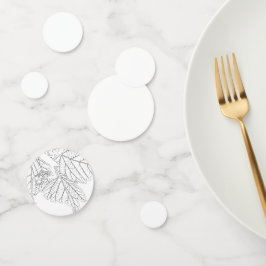 Modèle de confetti de table