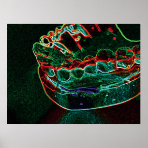 Modèle de dents Dentiste Orthodontiste Poster