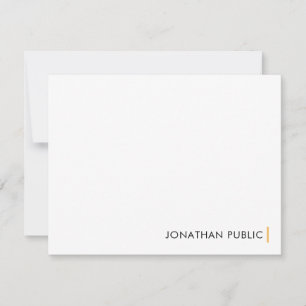 Modèle de design minimaliste moderne personnalisé