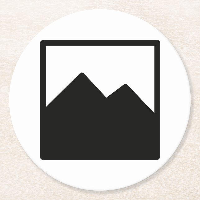 Modèle de Dessous de verre rond (Devant)