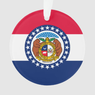 Modèle de drapeau d'État du Missouri