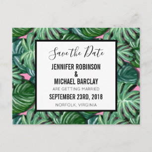 Modèle de feuilles tropicales vertes exotiques, ca