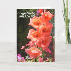 Modèle de fleurs de glaïeuls rouges