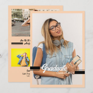 Modèle de la carte de Faire-part de diplôme