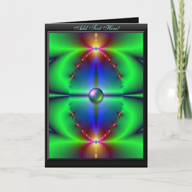 Modèle de la carte de voeux céleste Masquerade (Devant)