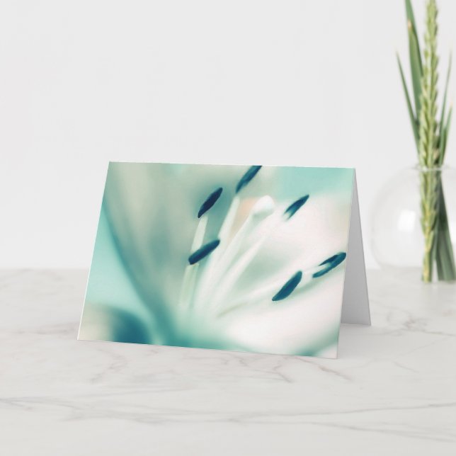 Modèle de la carte de voeux ~Patchouli Lily Flower (Devant)