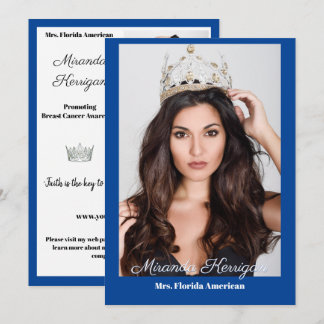 Modèle de la frontière de la carte Pageant Photo A
