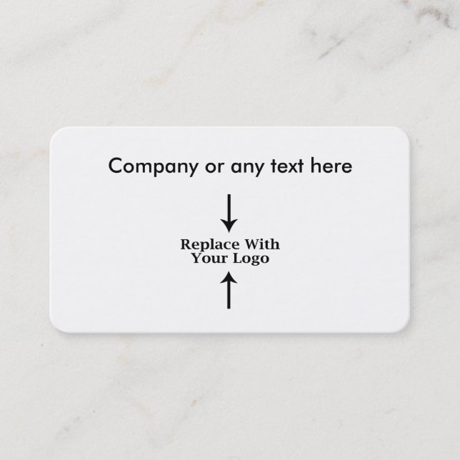 Modèle de logo de carte de visite (Devant)