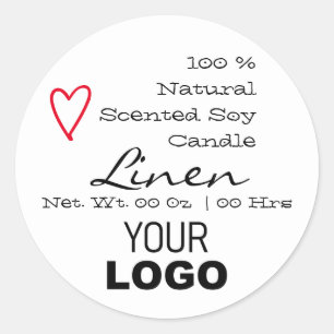 Modèle de logo minimaliste blanc Étiquettes de coe