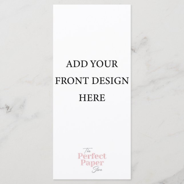 Modèle de menu (4 x 9) (Devant)