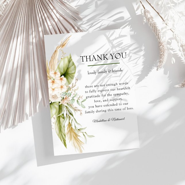 Modèle de Merci Mariage vert délicat (Créateur téléchargé)