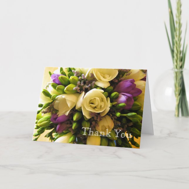 Modèle de notes Mariage Merci (Devant)