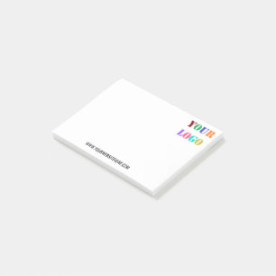 Modèle de notes Post-it® du logo de l'entreprise p