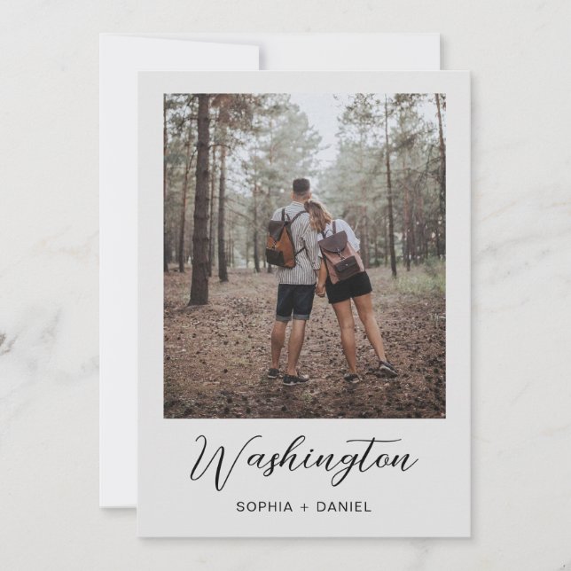 Modèle de numéros de table de mariage avec photos (Devant)