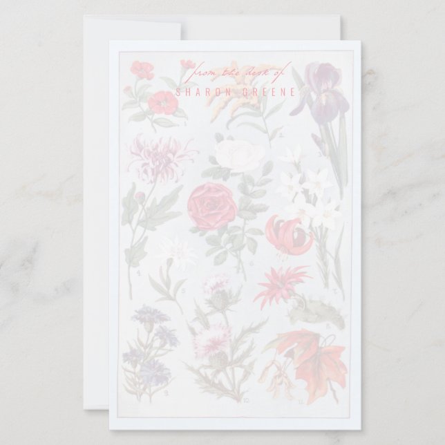 Modèle de papier à lettres personnalisé (Devant)