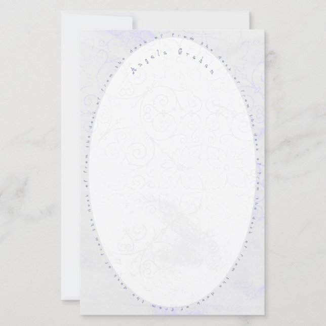 Modèle de papier à lettres personnalisé (Devant)