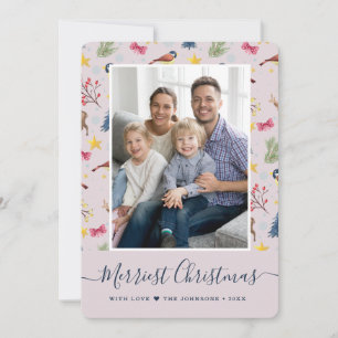 Modèle de photo de script de Noël le plus joyeux