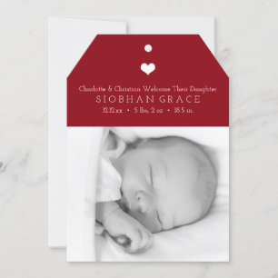 Modèle de photo personnalisé pour nouveau bébé ave