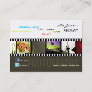 Modèle de photos cartes de visite de portefeuille