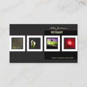 modèle de photos cartes de visite du portefeuille
