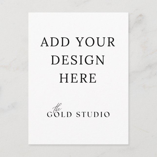 Modèle de Portrait d'invitation de carte postale (Devant)