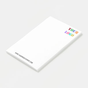 Modèle de Post-it® Notes personnalisées avec le lo