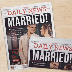Modèle de programme de journal de mariage