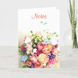 Modèle de script de calligraphie d'aquarelle flora