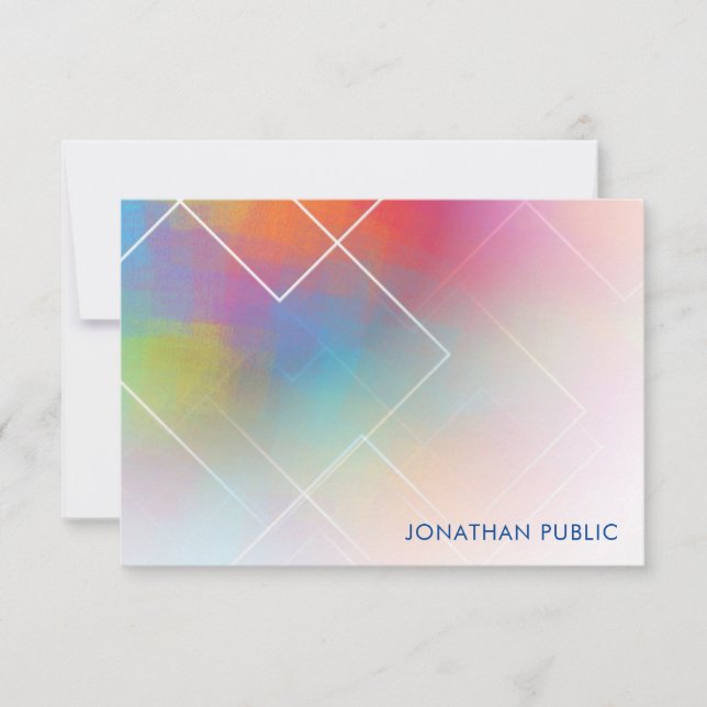 Modèle de script de calligraphie de tendance (Devant)