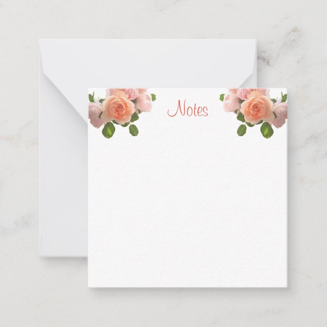 Modèle de script de calligraphie Rose (Devant)